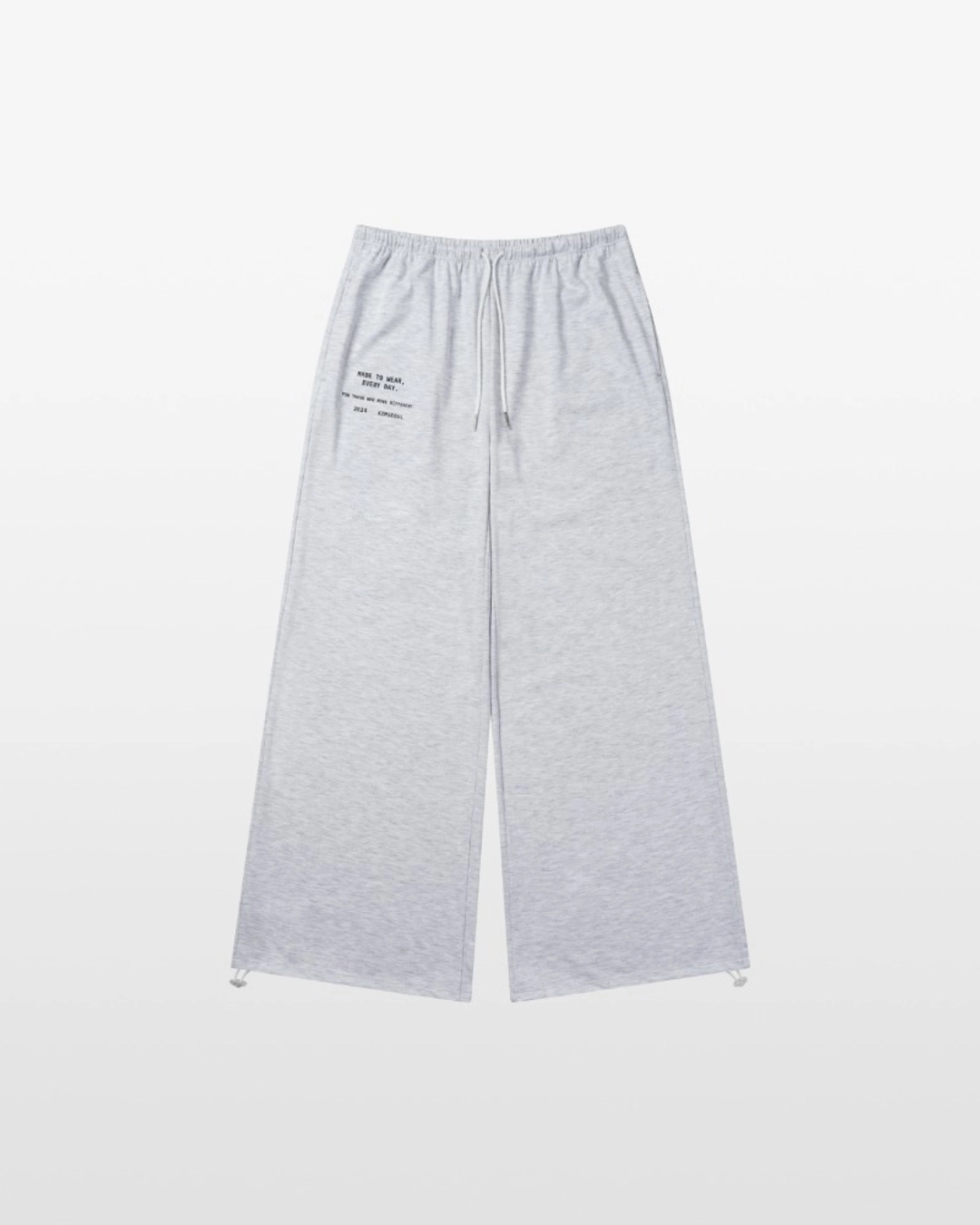 킴서울 EVERYDAY TWO-WAY PANTS (white melange) 상품 이미지 1