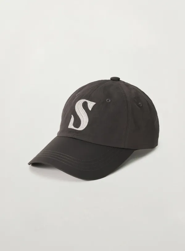 Nylon Casual Ball Cap - Charcoal
