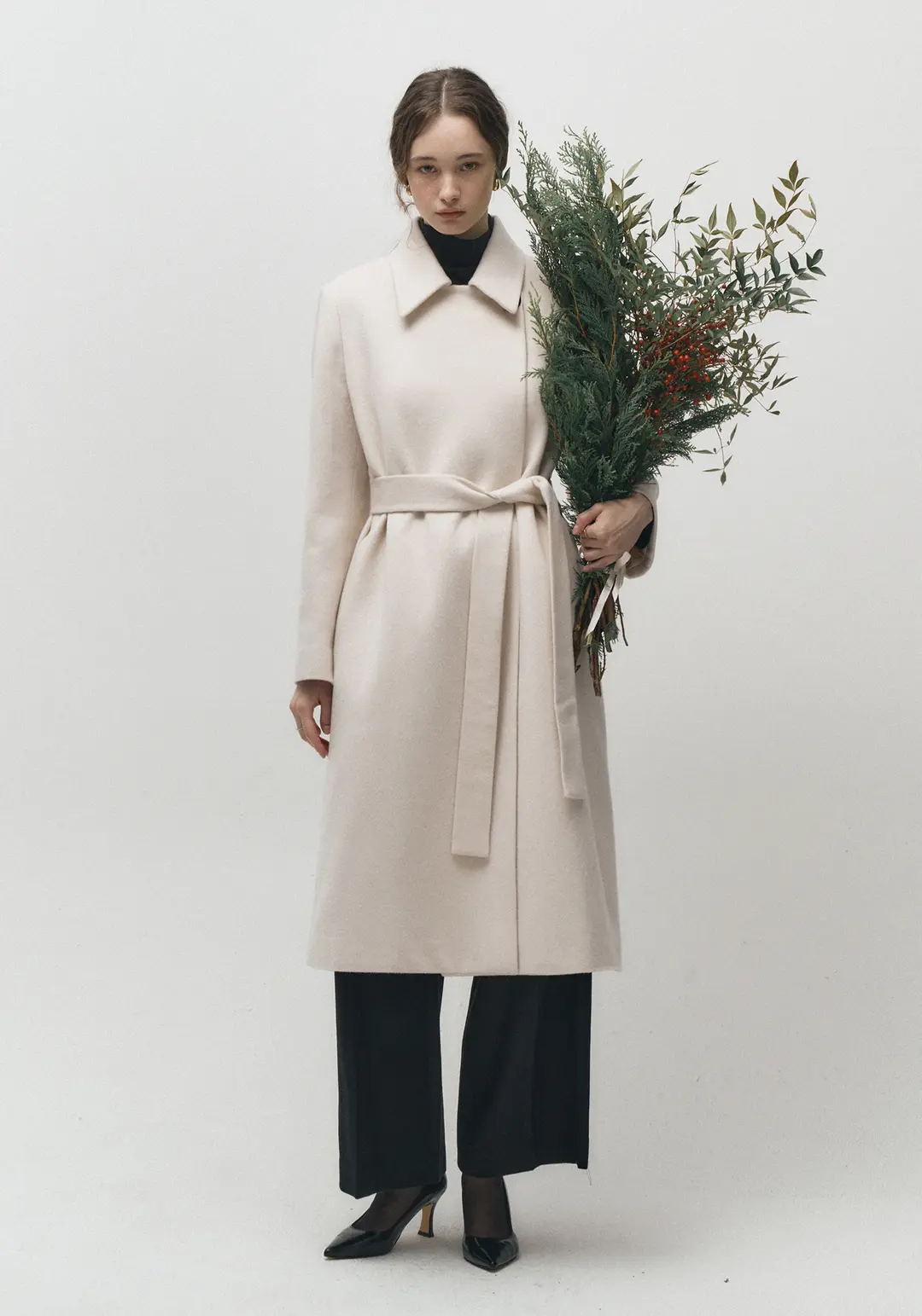 엘로주 Anna Cashmere Coat (Cream) 상품 이미지 2