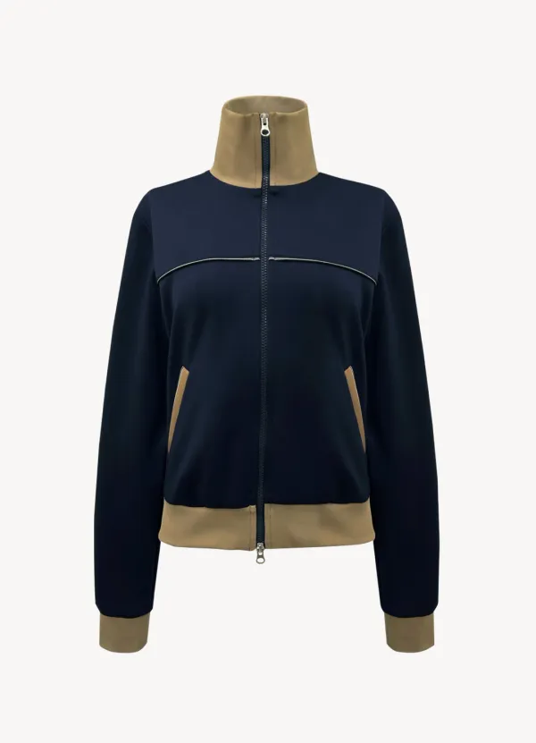 Moss Piping Track Zip up