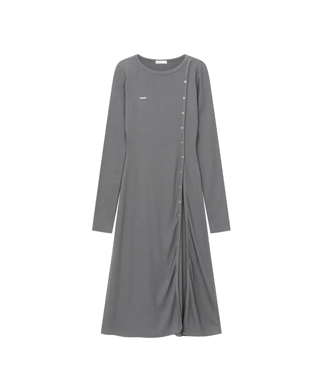 미세키서울 Long layered cardigan one piece CHARCOAL 상품 이미지 3