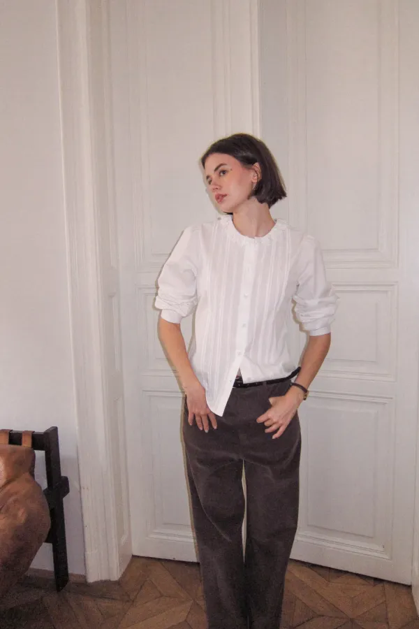 Nell Blouse_White