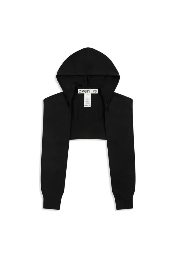 HOODIE SLEEVE LAYER, BLACK