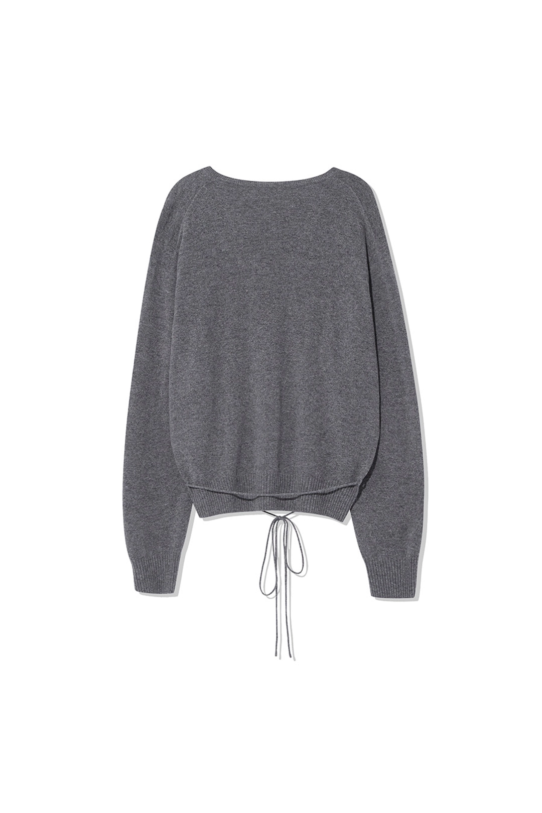 르917 CASHMERE BLEND WHOLEGARMENT V-NECK PULLOVER [CHARCOAL] 상품 이미지 2