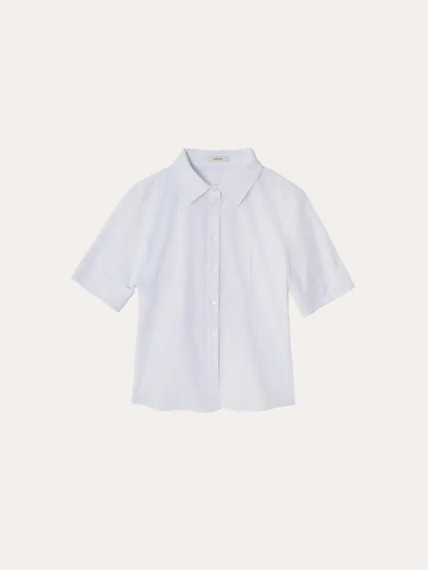 포인 5부 셔츠[WHITE]*오늘 출발