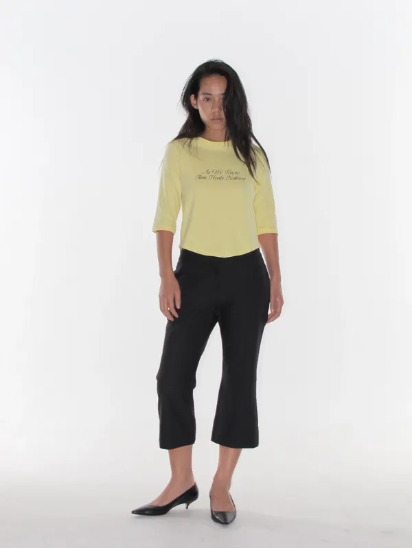 Noma Black Capri Pants