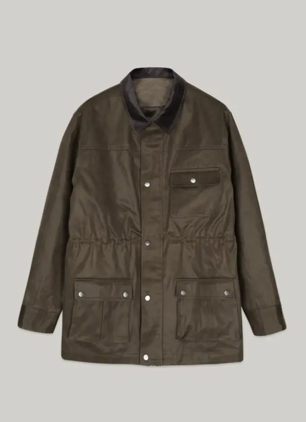 comos 1354 suede half work jacket (brown)