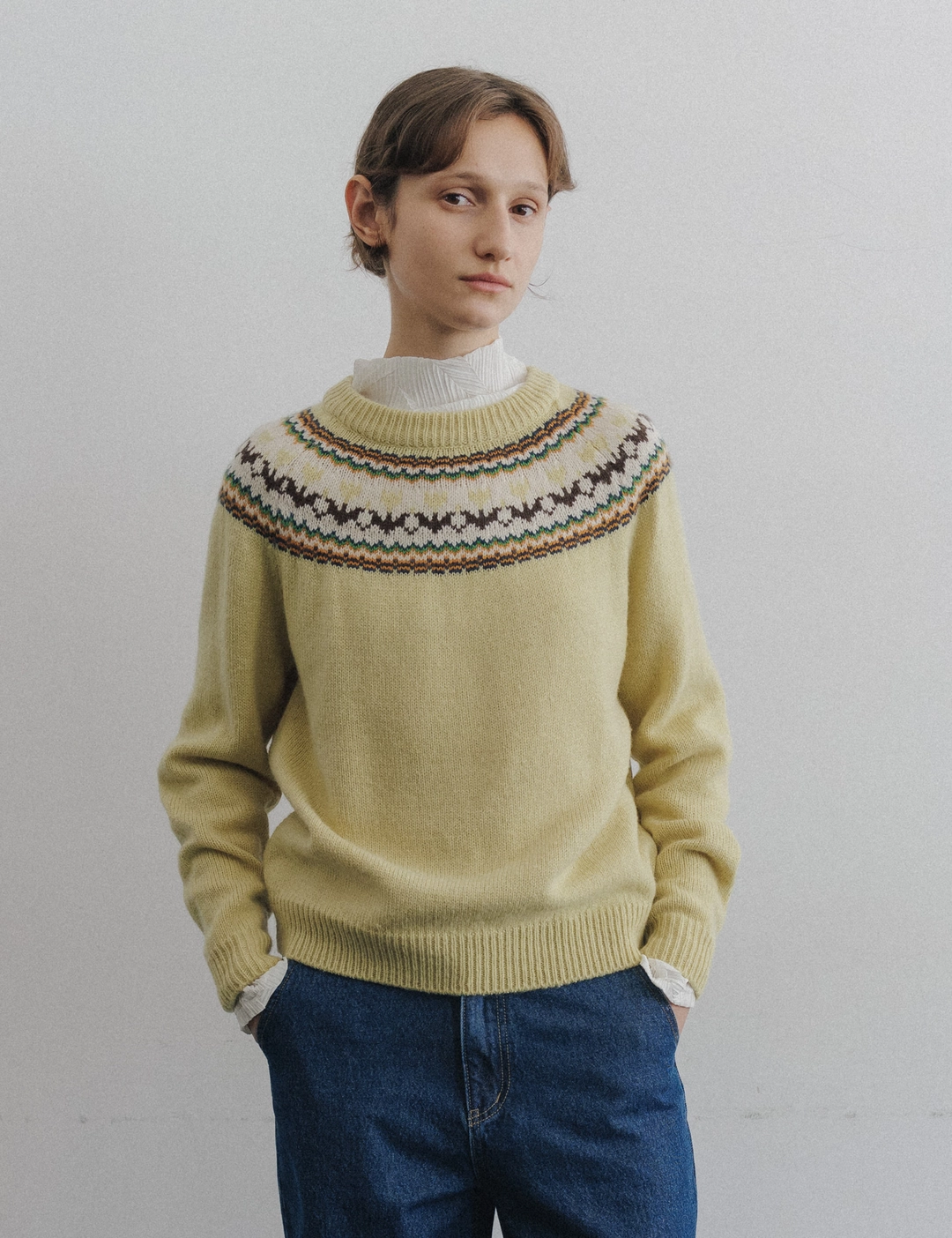 시엔느 Atelier Wool Knit (Vintage Yellow) 상품 이미지 1
