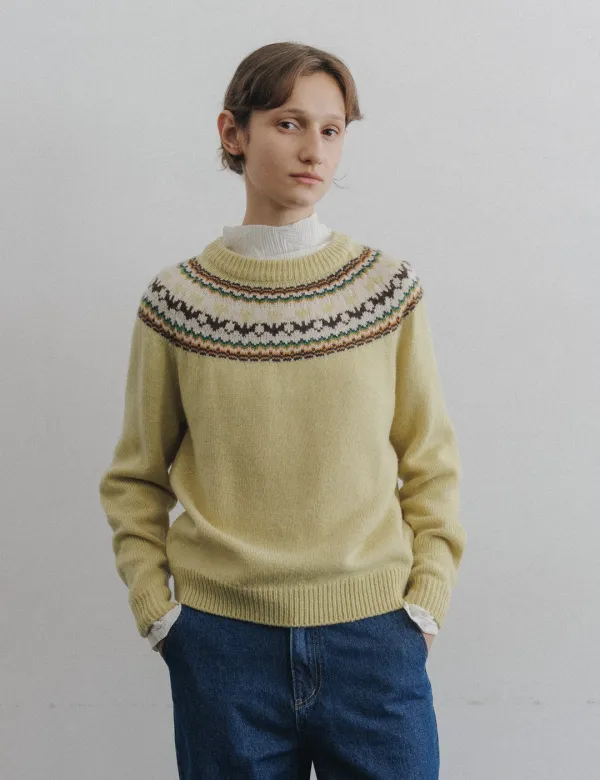 Atelier Wool Knit (Vintage Yellow)