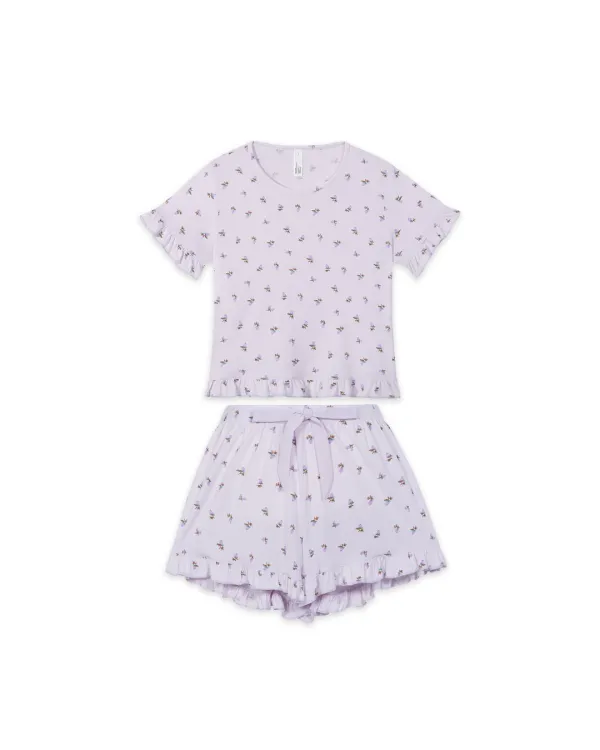 Petal Layer Tee & Shorts Set