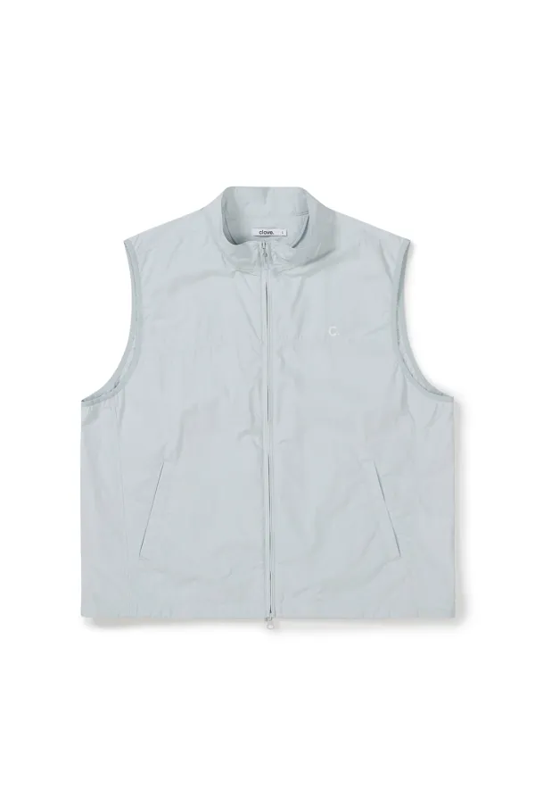 [26SS clove] Light Nylon Vest (Sky Blue)