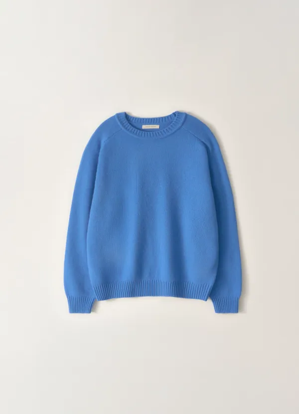 Jude round pullover (Blue)