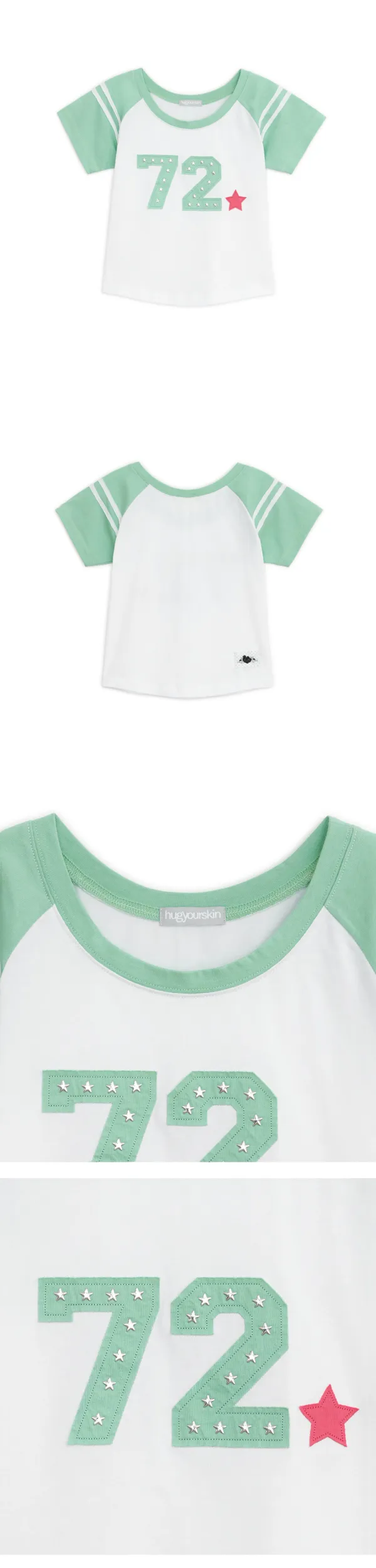 72 hotfix raglan T (Mint)