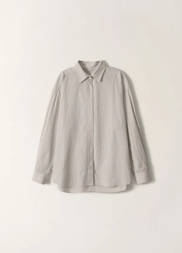 8TH / Metis Cotton Shirt (Ivory Stripe)