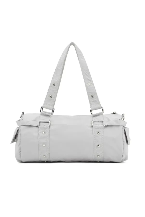 LOGO DUFFLE MINI BAG IN GREY
