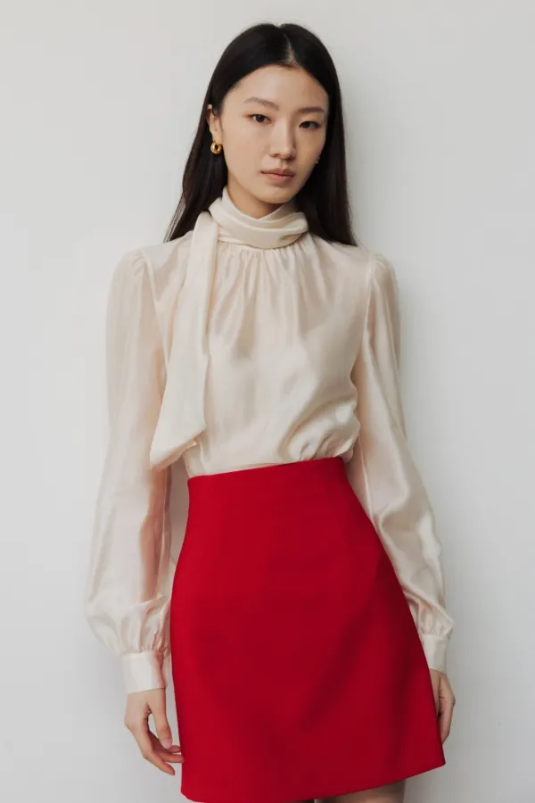 HIGH WAIST MINI SKIRT