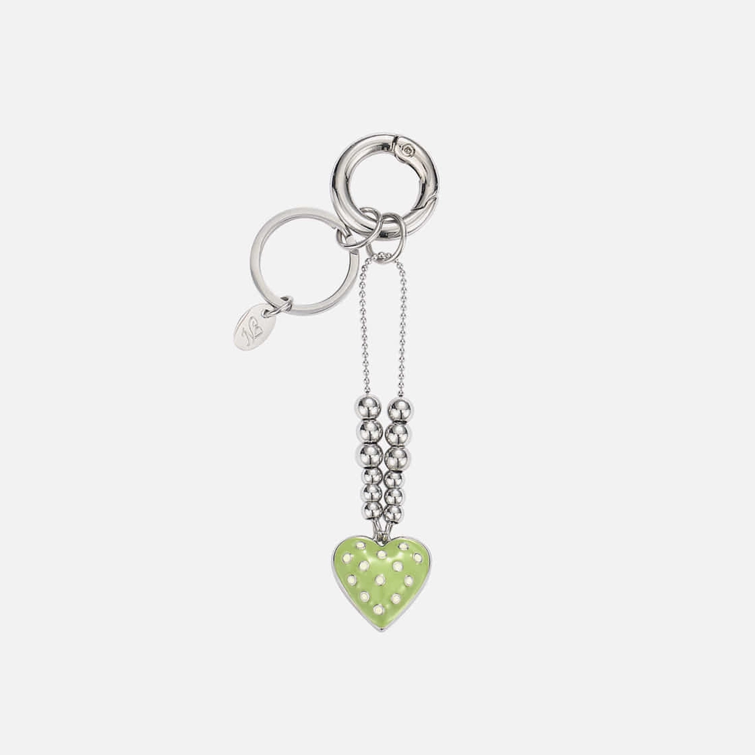 엔프프 dot heart keyring-olive 상품 이미지 2