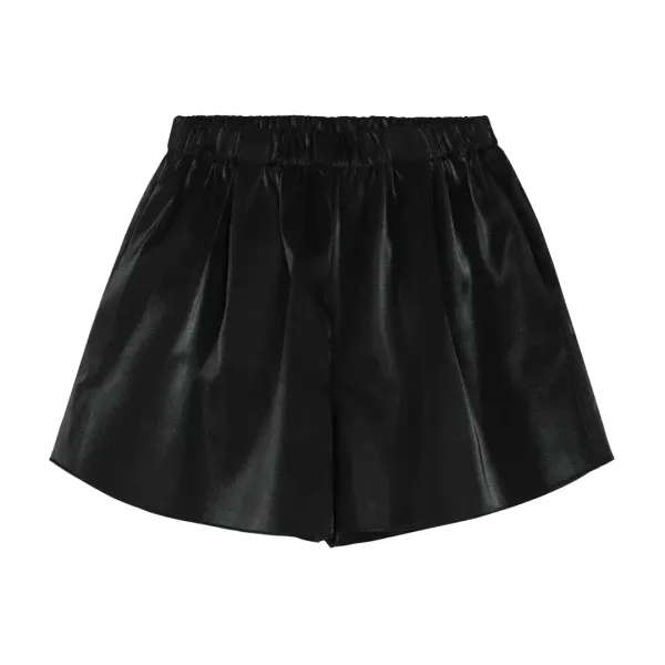 glossy shatin A pants_black [10/2 예약배송]