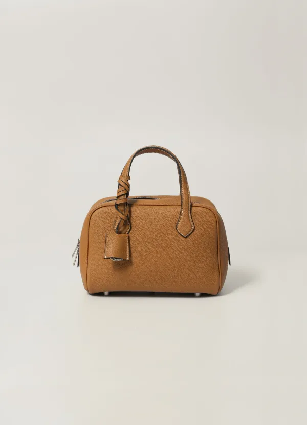 Bowling Tote Bag Small - Brown