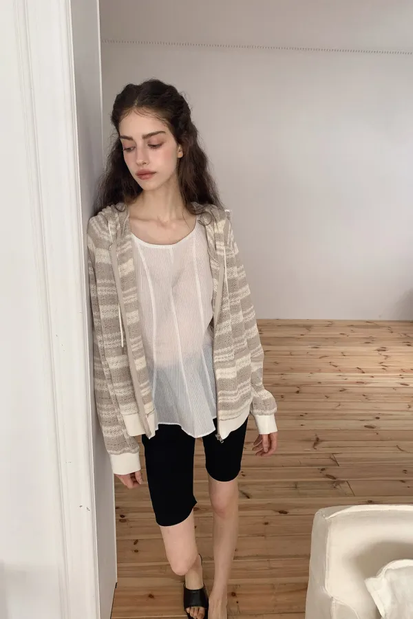 Bloom Hoodie / Beige Ivory