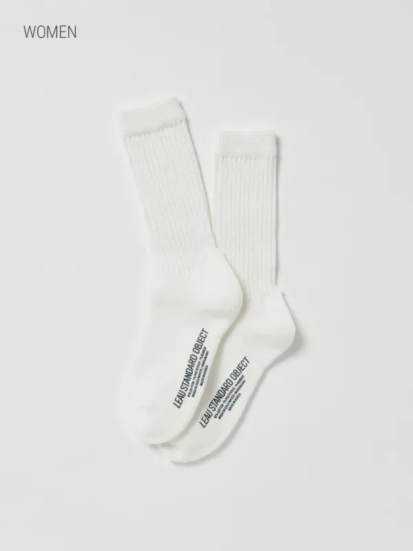 L\'eau sporty socks_Ivory