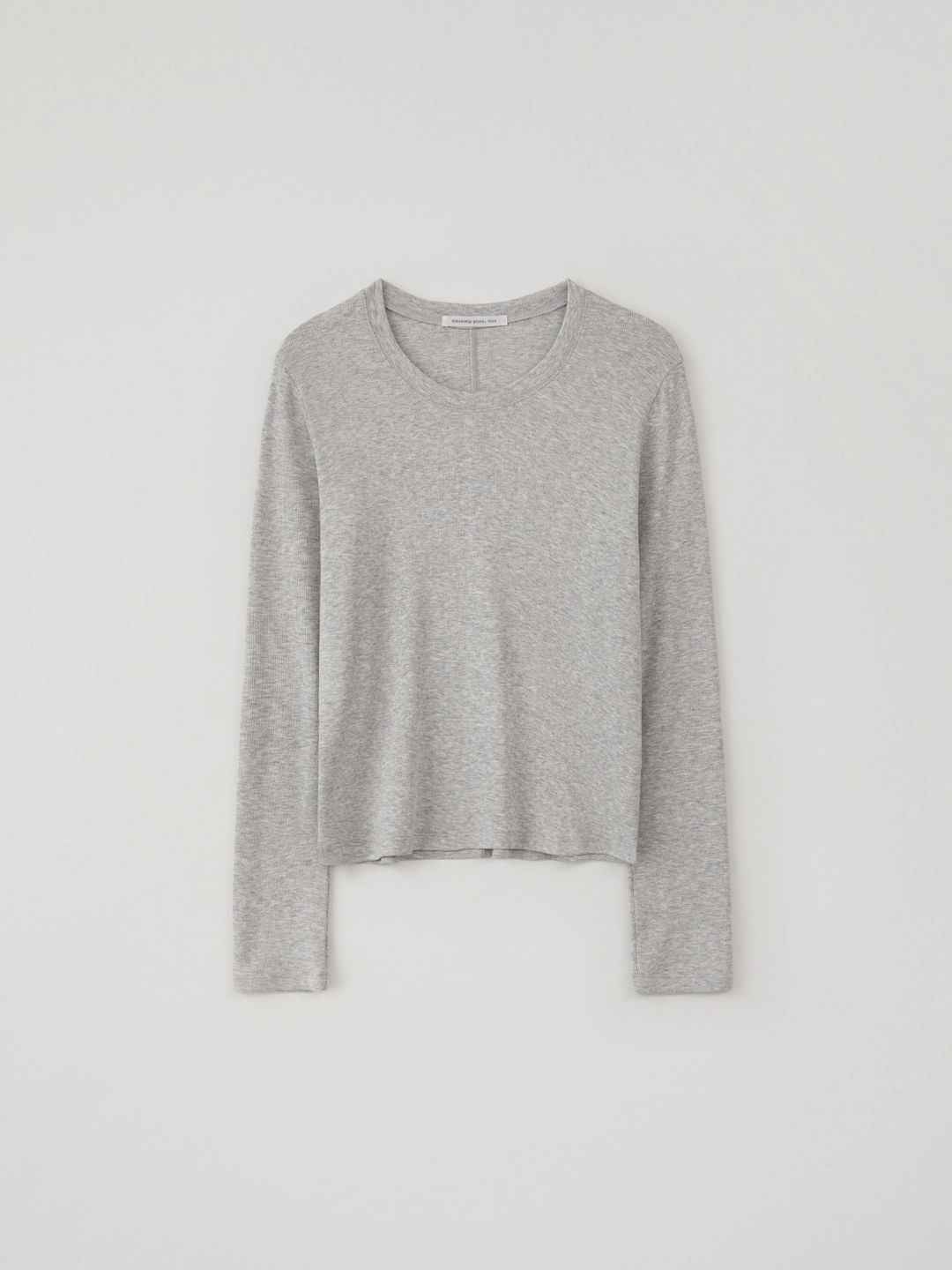 톨로 Soft U-neck Tee(Melange Gray) 상품 이미지 1