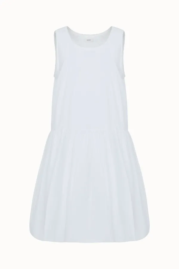 Picot Balloon Midi Dress[LMBFSP25DR5804]-White
