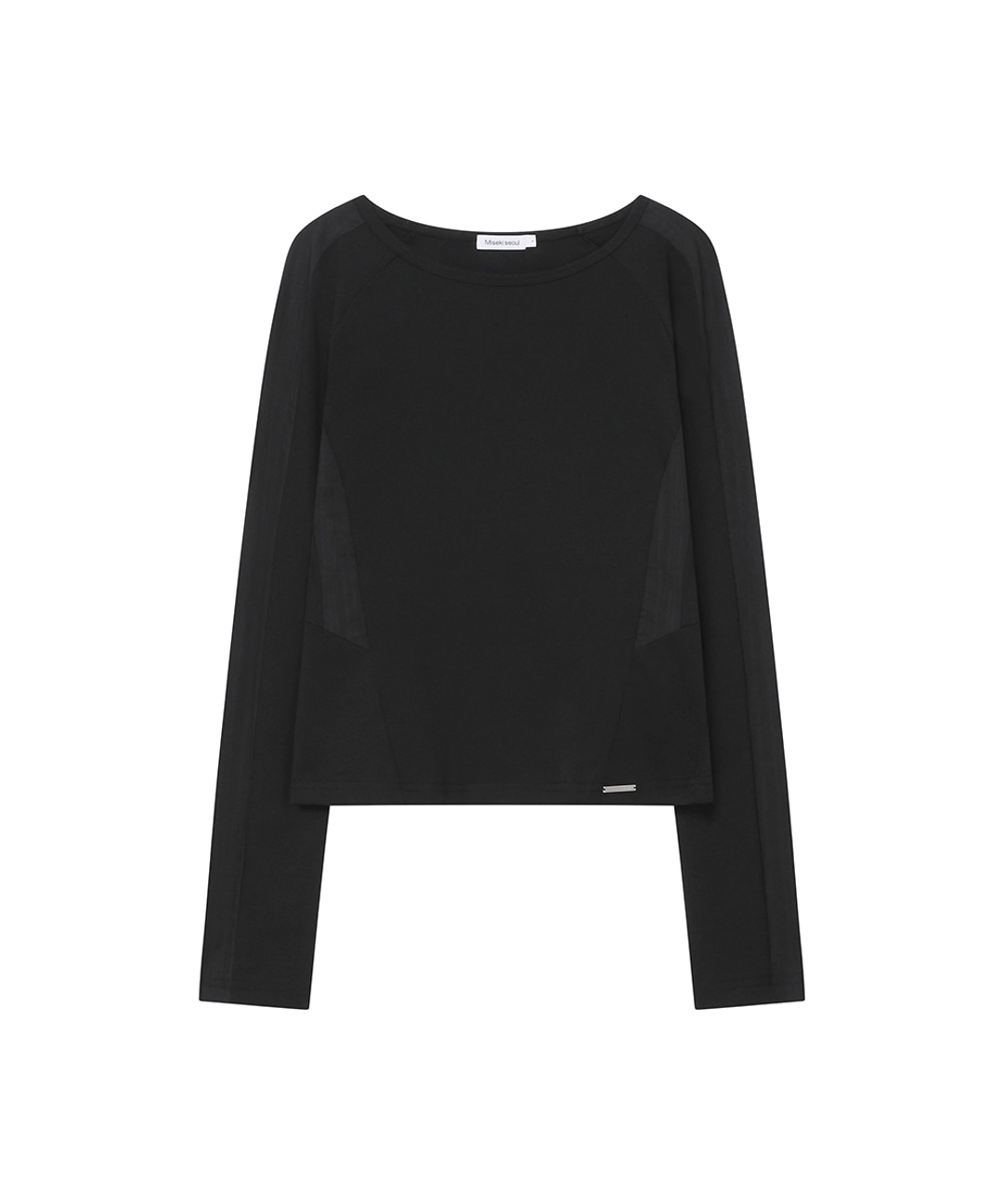 미세키서울 Shirt combination long sleeve BLACK 상품 이미지 1