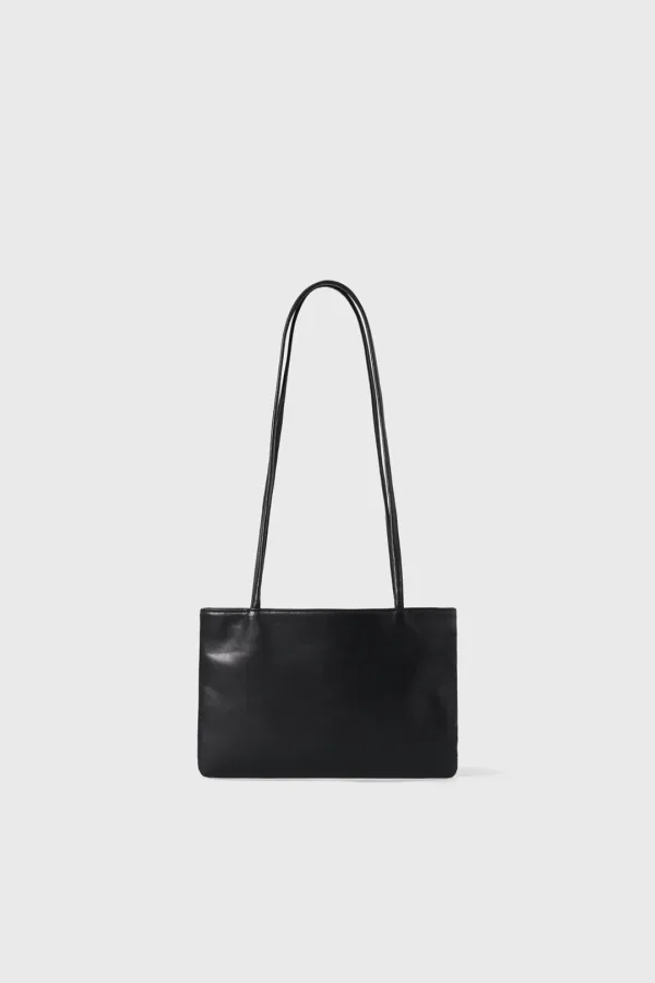 [4th] Leather Tote Bag (Black)