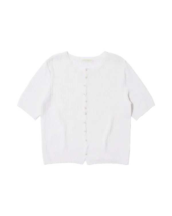 [online exclusive]dozen round cardigan (ivory)