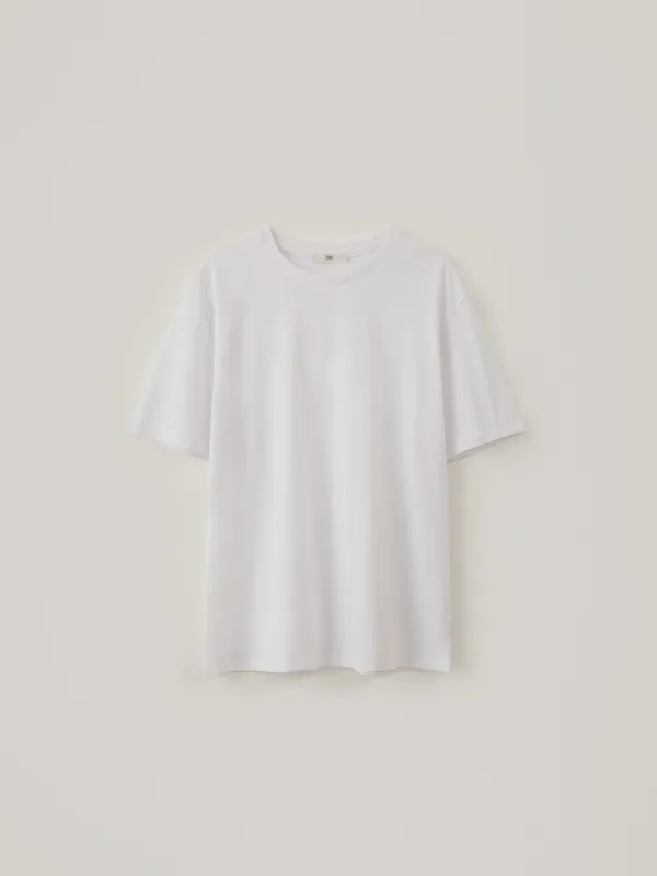 Cotton Oversized T-Shirt - White