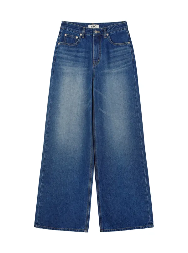 WIDE SAND JEANS (CLASSIC BLUE)