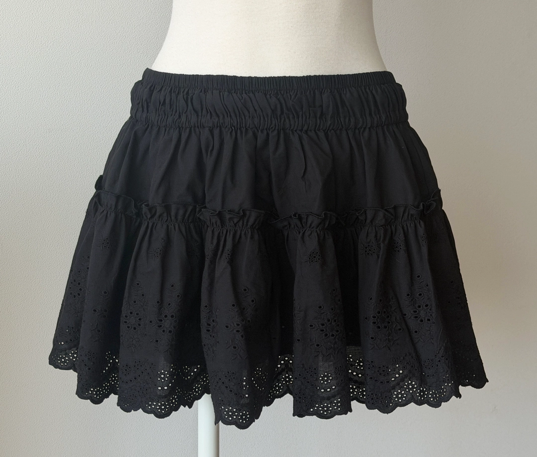 루루서울 CARAMEL SKIRT (BLACK) 상품 이미지 3