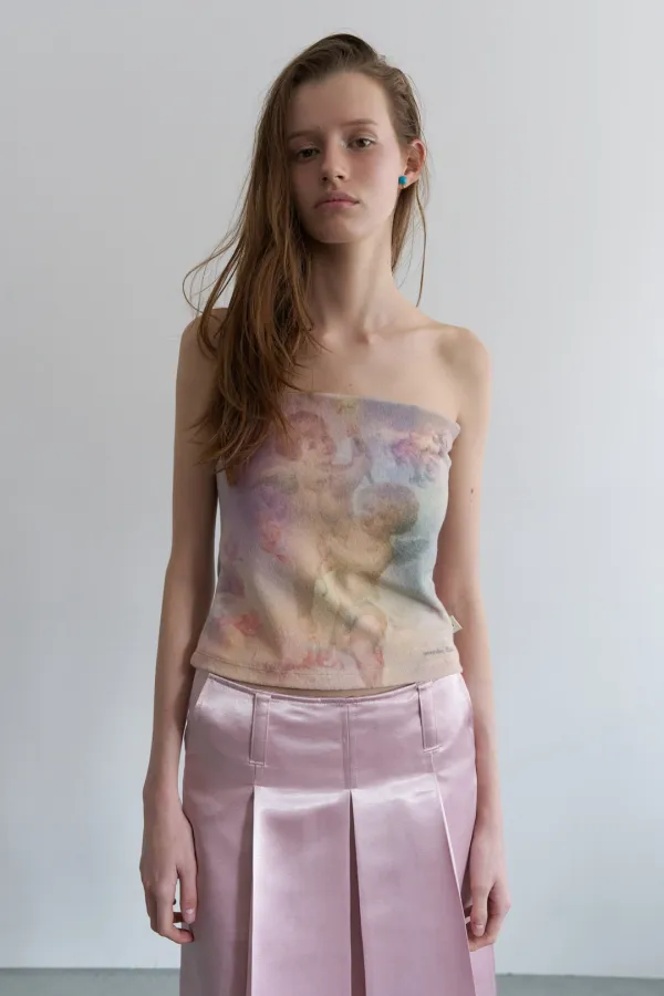 ANGEL TERRY TUBE TOP_MIX PINK