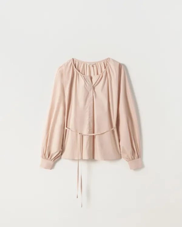 Senna Shirring Cotton Blouse