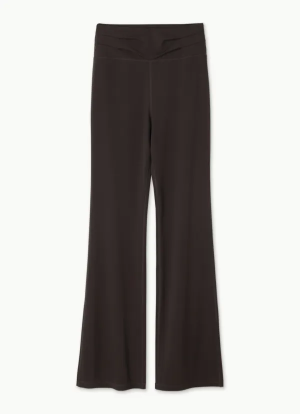 [Movement Line] Shirring flare pants_Mole