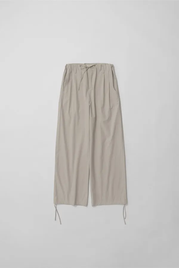 2nd) wide string pants (beige)