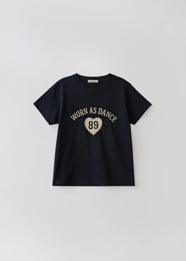 Dance half tee (navy)
