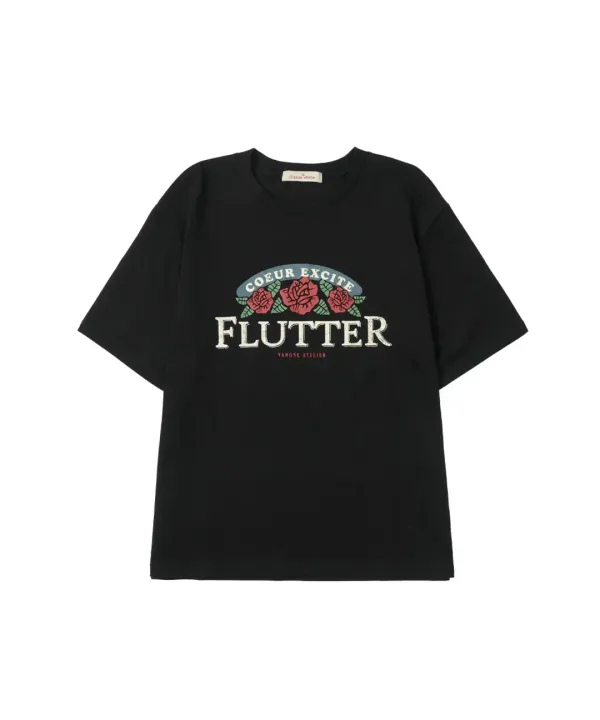A3519 Flutter 티셔츠_Black