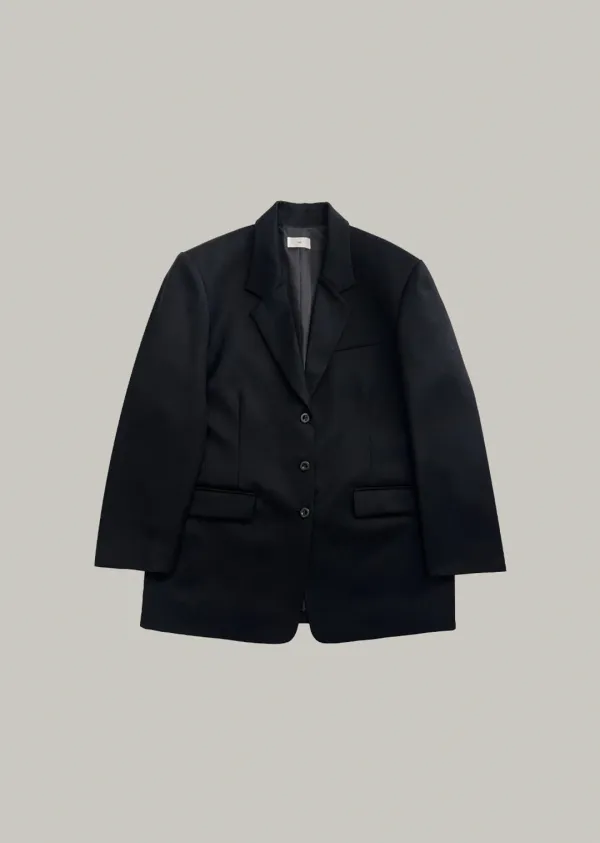 single overfit jacket (black)