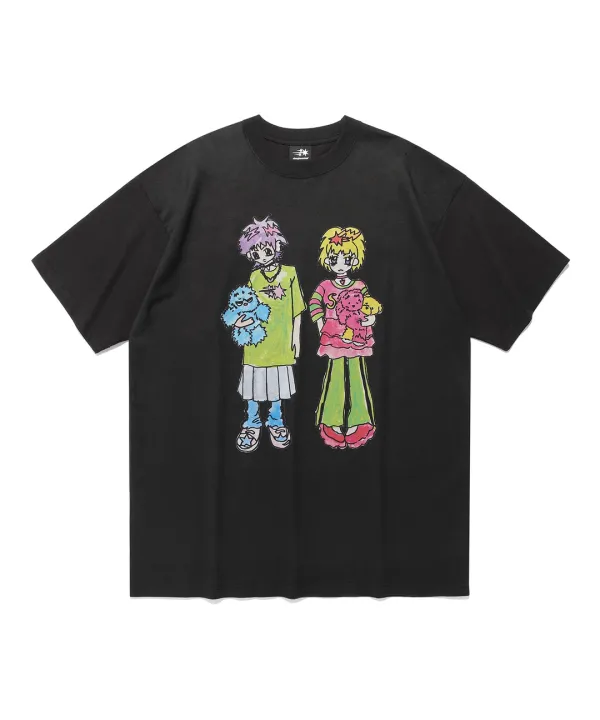 [x soulpusssy cat]ghostsoulgirl big big tee[black]