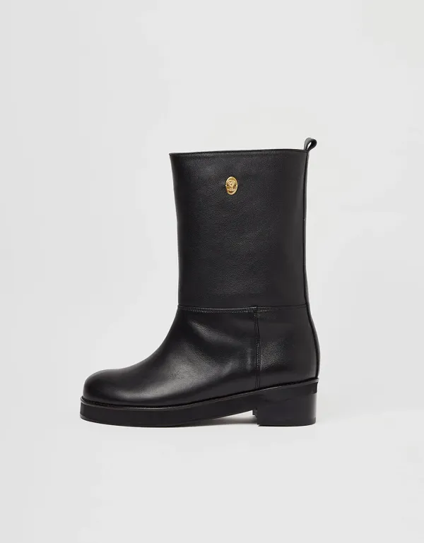 Cow Leather Walker (Black)
