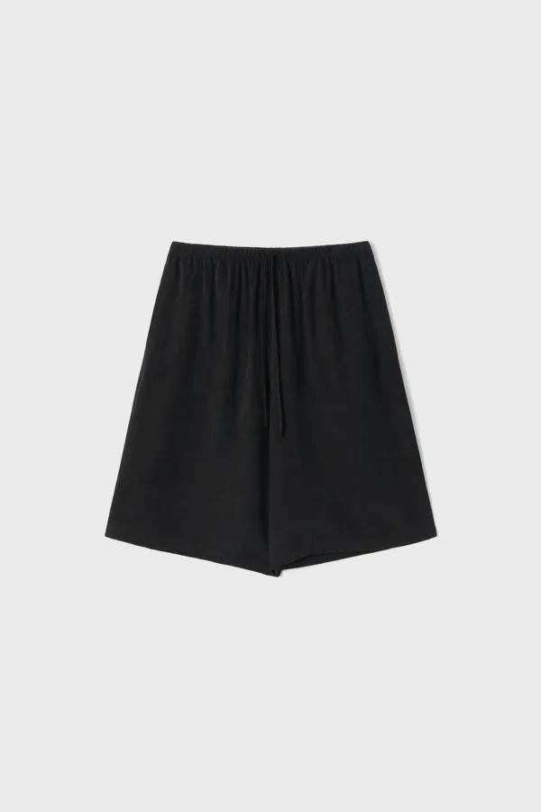 [2nd] Silky Short Pants (Black)