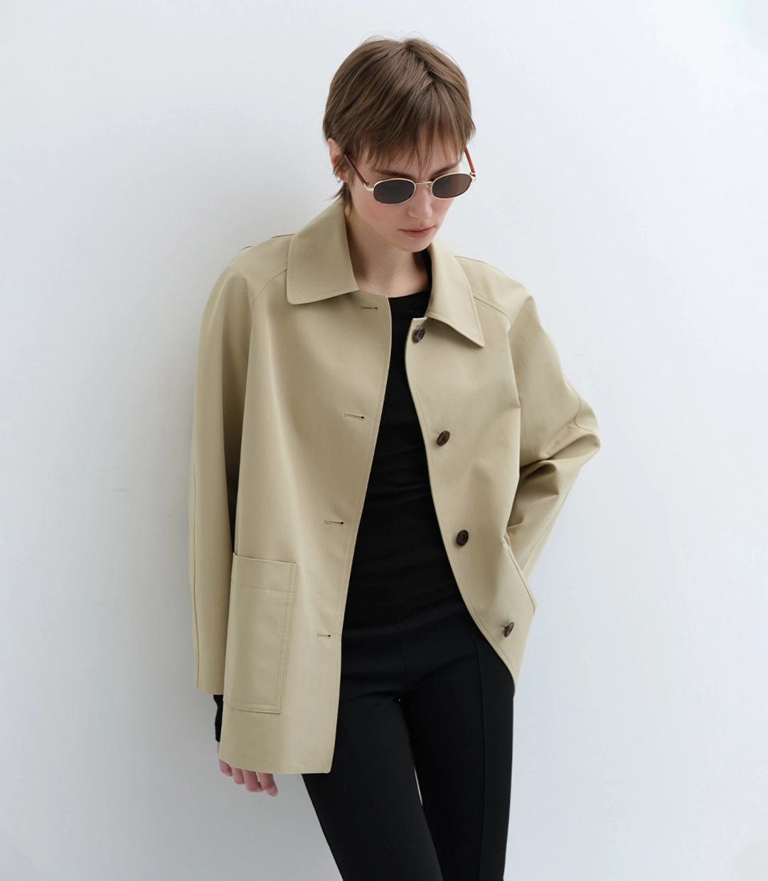 씨에씨 SCOTTISH HALF TRENCH COAT 상품 이미지 2