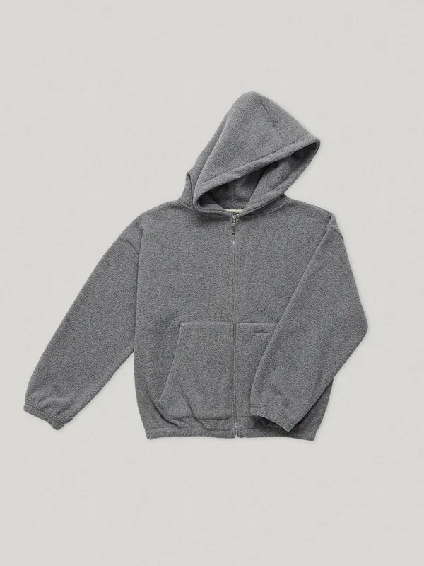 Soap Fleece Hooded Zip Up Gray (6th)