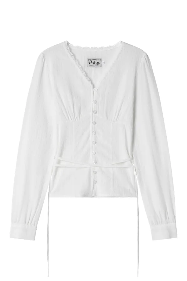 ANGLAISE STRING BLOUSE