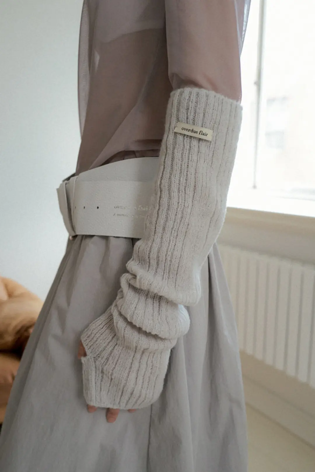 오버듀플레어 MOHAIR LEG AND ARM WARMERS_ASH GRAY 상품 이미지 2