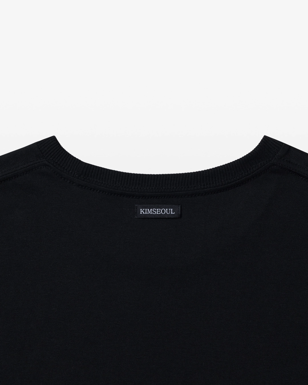 킴서울 LE LOGO SLIM TOP (black-charcoal) 상품 이미지 2