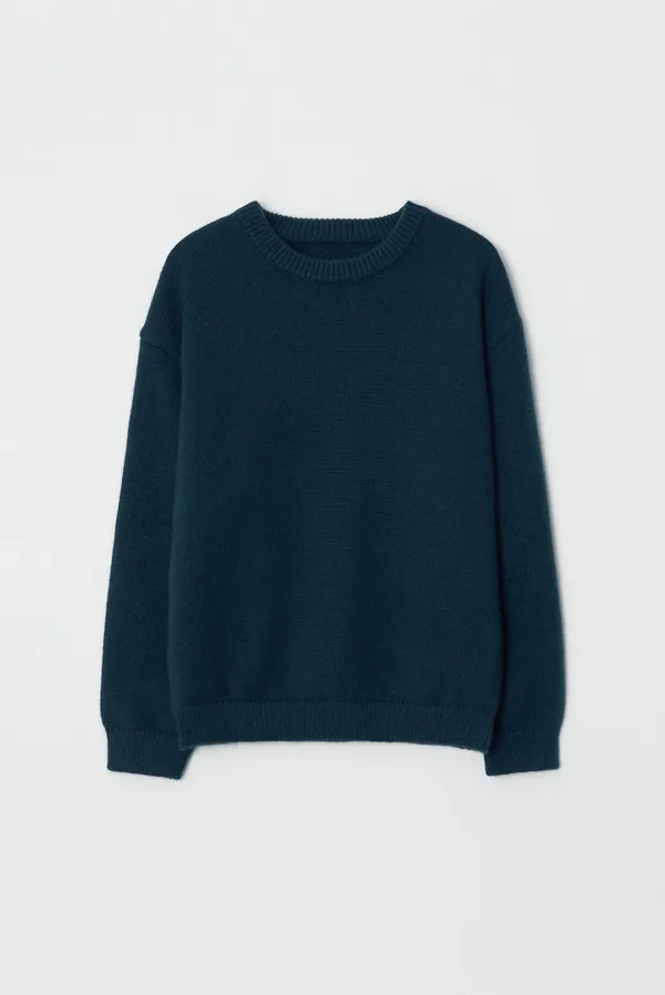 raccoon soft knit - blue green
