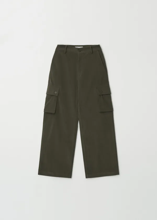 Peach cargo pants